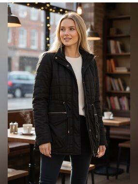 Aritzia Wilfred Quilted Black Marquis Women's Jacket